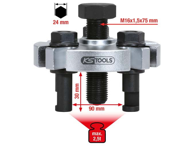 Kstools Kiilahihnan ulosvedin, 3 vartta, 150.3130