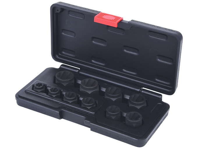 Kstools Spiral-Profiilihylsymutterisarja 3/8" 913.3880