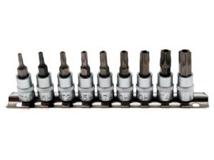 BGS Bits Hylsyt kiskossa 1/4" Reikä Torx 2165