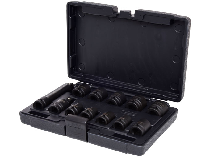 KStools 12-osainen Kuusikanta-Voimahylsysarja 1/2", 515.0112