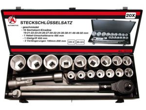 Kraftmann 20-osainen Hylsysarja 3/4" 15113