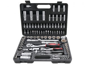 Kraftmann 94-osainen Hylsysarja 1/4", 1/2" 2296