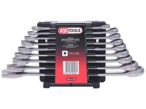 Kstools Taivutettu RST-lenkki- ja kiintoavainsarja ruostumatonta terästä 964.0135