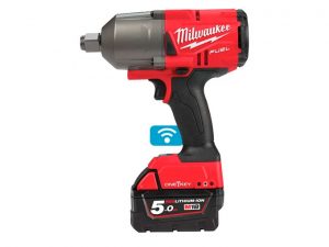 Milwaukee M18 ONE-KEY™ FUEL™ 3/4˝ Iskevä Mutterinväännin Kitkarenkaalla ONEFHIWF34-502X