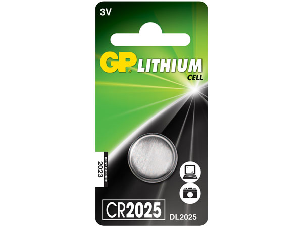 GP Lithium nappiparisto, CR2025