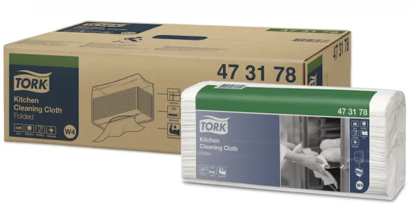 Tork 473178 Keittiöpuhdistusliina arkki W4 ltk sis. 5 pakkausta.