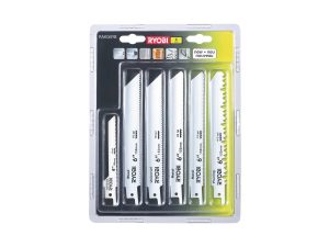 6 osainen puukkosahan teräsetti RAK06RB