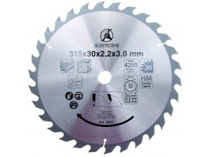 Sirkkelin terä 315 mm BGS-3957
