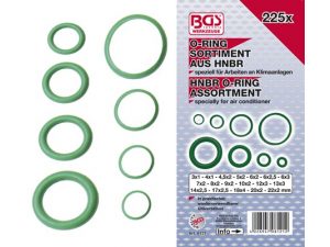 Ilmastointilaitteiden o-renkaat BGS-8121 225-os